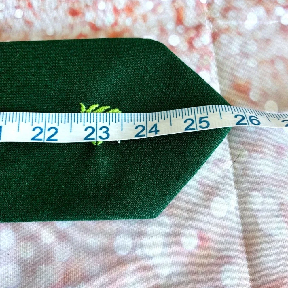 Suitmates Wembley‎ Green Necktie Embroidered Pattern Business Fashion
